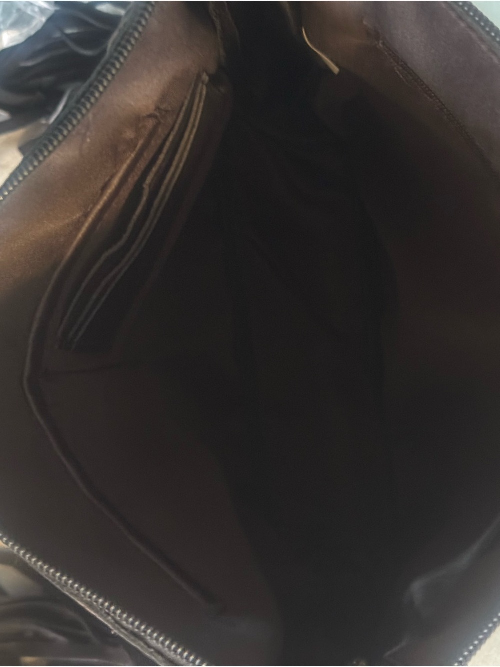 Montana West Black & White Cowhide Fringe Crossbody Bag - Picture 10 of 11